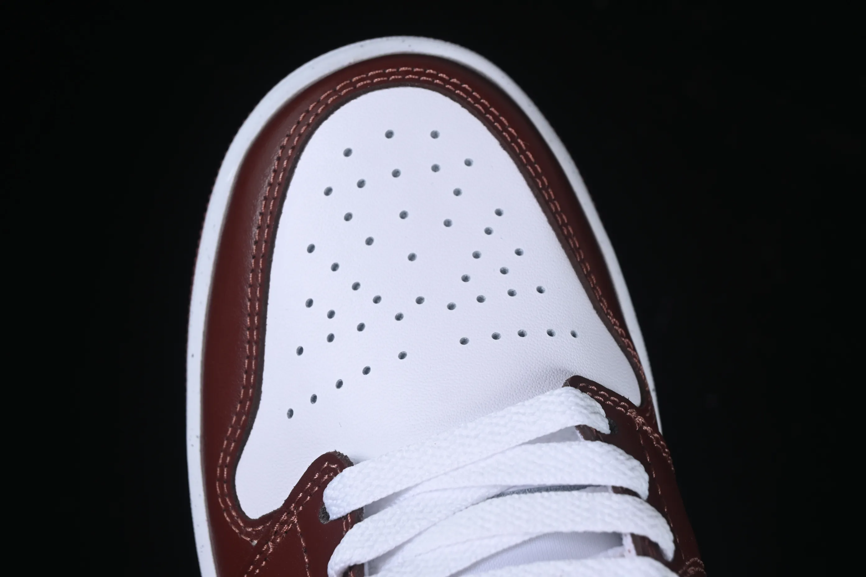 All categories Air Jordan Jordan series basketball shoes Air Jordan 1 Low G version pure original Air Jordan 1 Low AJ1 Joe 1 white wine red low-top cultural casual sneakers HF3148-102